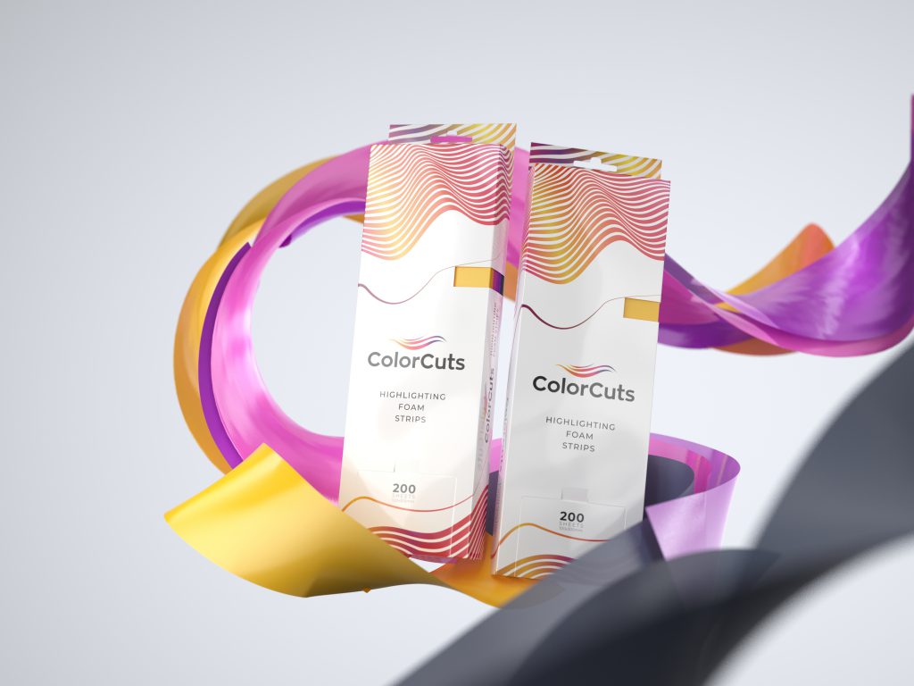 gjenbrukbare wraps til hårfarging ColorCuts